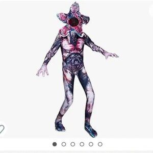 Netflix Stranger Things Kids 2pc Demogorgon Halloween Cosplay Costume